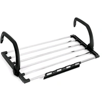 Adjustable Balcony Clothes Drying Rack. Dry clothes without using extra floor space.