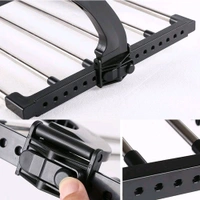 Adjustable Balcony Clothes Drying Rack. Dry clothes without using extra floor space.