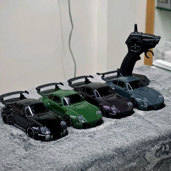 Porsche 911 Break Racing The Dawn – High-Speed 4WD Drift RC Car (1:24 Scale) LED Lights | DIY Tire Replacement | Pro Chassis - Purple