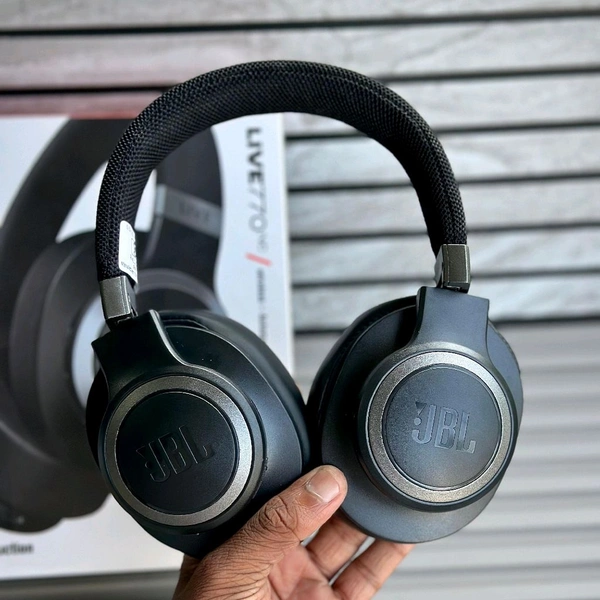 Original JBL Live 770NC Wireless Over-Ear Headphones with ANC – Up to 65 Hours Battery Life, JBL Signature Sound, Hi-Res Audio Support