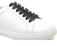 GRAH SANGRAH® (2 Pair) Flat Unisex Colorful Twill Shoelaces For GYM, Sport, Running Or Casual Shoelaces - 120 CM, Black