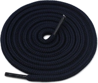 GRAH SANGRAH® 3 Pair (1 Pair Per Single Color) Unisex Shoes Laces For Sport, Running Casual Gym Shoelaces - 120 CM, Black _ Navy _ White