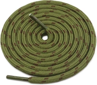 GRAH SANGRAH® (3 Pair) (1 Pair Per Single Color) Shoes Laces Athletic Shoelaces For Sport/Running Shoes Shoe Strings - 120 CM, Grey Green/Grey Black/ Army Green