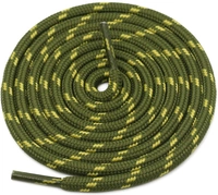 GRAH SANGRAH® (3 Pair) (1 Pair Per Single Color) Shoes Laces Athletic Shoelaces For Sport/Running Shoes Shoe Strings - 120 CM, Army Green Yellow / Black Red / Grey Blue