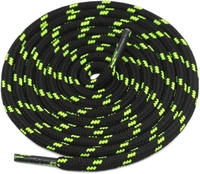 GRAH SANGRAH® (3 Pair) (1 Pair Per Single Color) Shoes Laces Athletic Shoelaces For Sport/Running Shoes Shoe Strings - 120 CM, Army Green- Black Fluorescent -Blk Red