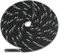 GRAH SANGRAH® (3 Pair) (1 Pair Per Single Color) Shoes Laces Athletic Shoelaces For Sport/Running Shoes Shoe Strings - 120 CM, Black White / White Red / Black Yellow