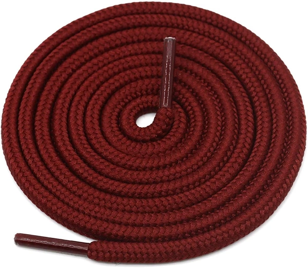 GRAH SANGRAH® 2 Pair (1 Pair Per Single Color) Unisex Shoes Laces For Sport, Running Casual Gym Shoelaces - 120 CM, Grey-Maroon