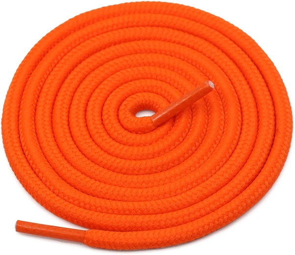 GRAH SANGRAH® 3 Pair (1 Pair Per Single Color) Unisex Shoes Laces For Sport, Running Casual Gym Shoelaces - 120 CM, Orange-Olive-White