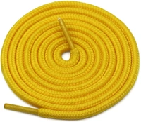 GRAH SANGRAH® 2 Pair (1 Pair Per Single Color) Unisex Shoes Laces For Sport, Running Casual Gym Shoelaces - 120 CM, Dark Brown_ Yellow