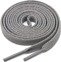 GRAH SANGRAH® (2 Pair) Flat Shoe Lace For Running, Sport Or Gym Shoelace - 150 CM, Grey _ Fluorescent