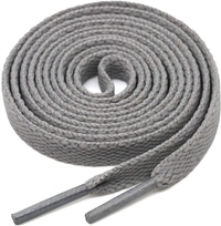 GRAH SANGRAH® 3 Pair (1 Pair Per Single Color) Flat Shoe Lace For Running, Sport Or Gym Shoelace - 120 CM, Grey_ Pink_ Off White