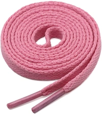 GRAH SANGRAH® 3 Pair (1 Pair Per Single Color) Flat Shoe Lace For Running, Sport Or Gym Shoelace - 120 CM, Pink-Hot Pink-Army Green