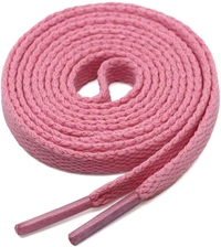 GRAH SANGRAH® 3 Pair (1 Pair Per Single Color) Flat Shoe Lace For Running, Sport Or Gym Shoelace - 120 CM, Grey_ Pink_ Off White