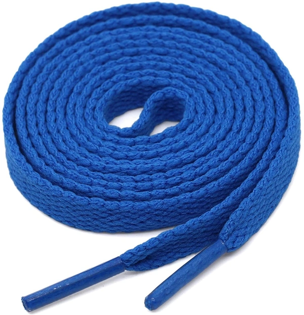 GRAH SANGRAH® (2 Pair) Flat Shoe Lace For Running, Sport Or Gym Shoelace - 120 CM, Blue-Maroon