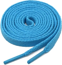 GRAH SANGRAH® (2 Pair) Flat Shoe Lace For Running, Sport Or Gym Shoelace - 120 CM, Sky-Army Green