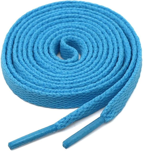 GRAH SANGRAH® (2 Pair) Flat Shoe Lace For Running, Sport Or Gym Shoelace - 120 CM, Sky-Army Green