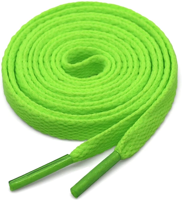 GRAH SANGRAH® (2 Pair) Flat Shoe Lace For Running, Sport Or Gym Shoelace - 150 CM, Grey _ Fluorescent