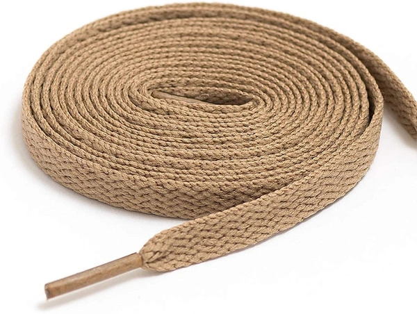 GRAH SANGRAH® (2 Pair) Flat Shoe Lace For Running, Sport Or Gym Shoelace - 150 CM, Cream-Army Green