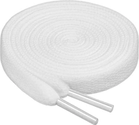 GRAH SANGRAH® (2 Pair) Flat Shoe Lace For Running, Sport Or Gym Shoelace - 120 CM, Hot Pink_ White