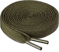 GRAH SANGRAH® 3 Pair (1 Pair Per Single Color) Flat Shoe Lace For Running, Sport Or Gym Shoelace - 120 CM, Light Brown_ Moon Light_ Army Green