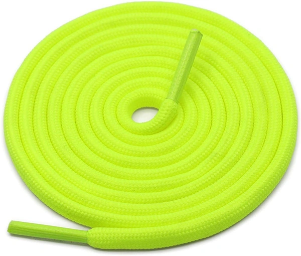 GRAH SANGRAH® 3 Pair (1 Pair Per Single Color) Unisex Shoes Laces For Sport, Running Casual Gym Shoelaces - 120 CM, White / Purple / Fluorescent