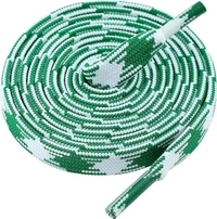 GRAH SANGRAH Flat Shoelace | 2 Pair (1 Pair Per Single Color) Unisex Shoelaces for Sport, Running Casual Shoes - 120 CM, Black Blue_ Green