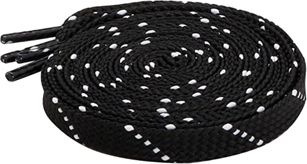 GRAH SANGRAH® 1 Pair FLAT | 1 Pair Round | Unisex Shoe Lace for Running, Sport or Gym Shoelace (2 Pair | 120 CM) - 120 CM, Black