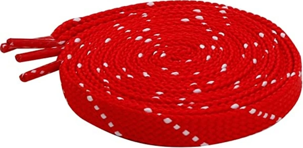 GRAH SANGRAH® 2 Pair (1 Pair Per Single Color) Flat Unisex Shoelaces For Casual, Running Sports Shoes Double Color Twil - 120 CM, Red White- White Black