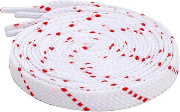GRAH SANGRAH® 2 Pair (1 Pair Per Single Color) Flat Unisex Shoelaces For Casual, Running Sports Shoes Double Color Twil - 120 CM, Red White- White Red