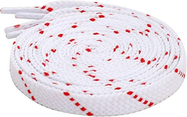 GRAH SANGRAH Flat Shoelace | 2 Pair (1 Pair Per Single Color) Unisex Shoelaces for Sport, Running Casual Shoes - 120 CM, White Red_ Navy