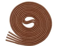 GRAH SANGRAH® (3 Pair) 1 Pair Per Color Waxed Cotton Dress Round Shoelaces For Formal Shoes/Leather Shoe/Boots - 90 CM, Tan-Navy-Maroon