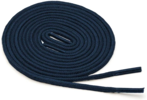 GRAH SANGRAH® (3 Pair) 1 Pair Per Color Waxed Cotton Dress Round Shoelaces For Formal Shoes/Leather Shoe/Boots - 120 CM, Tan-Dark Brown-Navy