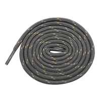 GRAH SANGRAH® (2 Pair) (1 Pair Per Single Color) Shoes Laces Athletic Shoelaces For Sport/Running Shoes Shoe Strings - 120 CM, Olive-Grey