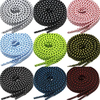 GRAH SANGRAH® (2 Pair) Flat Unisex Colorful Twill Shoelaces For GYM, Sport, Running Or Casual Shoelaces - 120 CM, Black