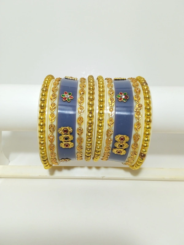 Rajasthani Dhalu Set, 2 Colors Available - 2.4, Gray