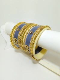 Rajasthani Dhalu Set, 2 Colors Available - 2.4, Gray