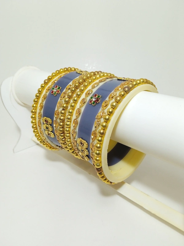 Rajasthani Dhalu Set, 2 Colors Available - 2.4, Gray