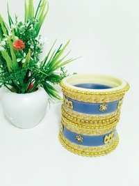 Rajasthani Dhalu Set, 2 Colors Available - 2.4, Gray