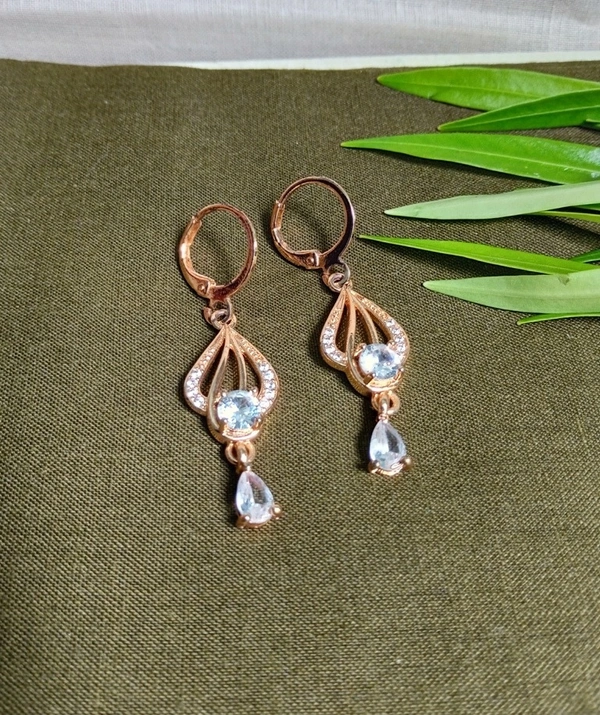 Fancy AD Micro Rose Gold Plated Studs.