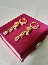 Fancy Micro Rose Gold AD Earrings