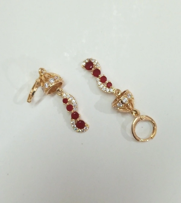 Royal Micro Rose Gold AD Earrings