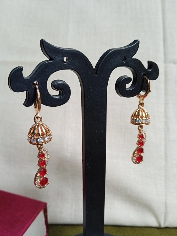 Royal Micro Rose Gold AD Earrings