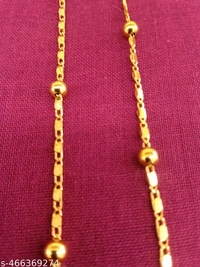 Fancy Micro Gold Plated Chain "Combo Pack of 2" -