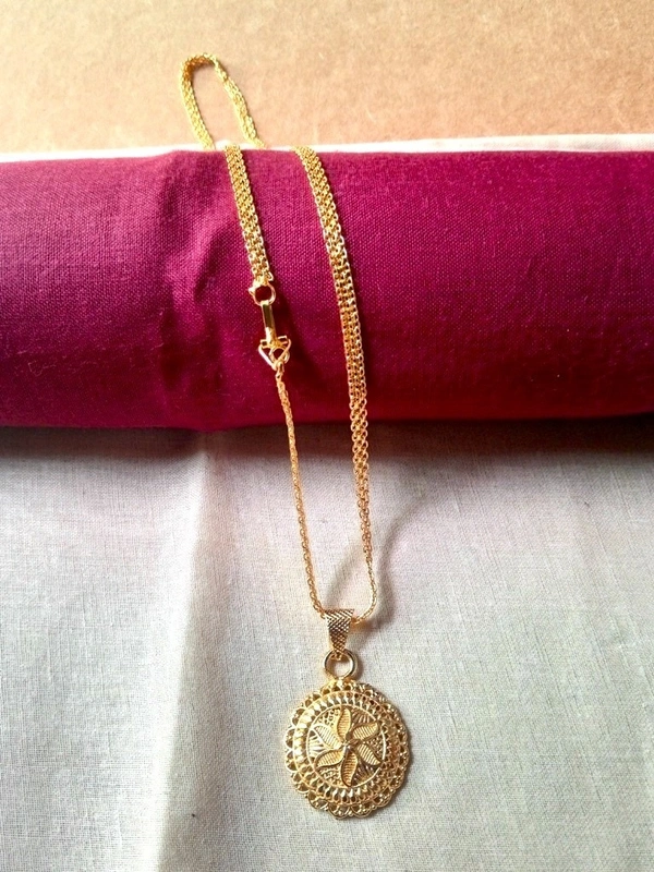 Combo Gold Forming Chain Pendant, Set of 3