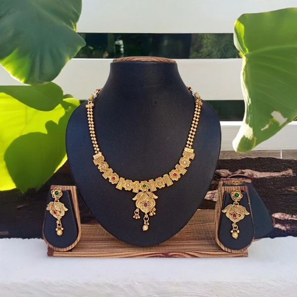 Traditional Multi Kundan Necklace Set
