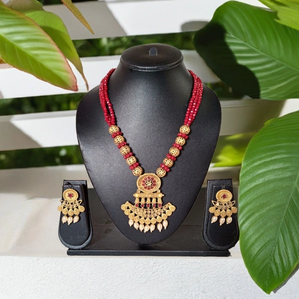 Royal Magenta Necklace Set