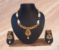 Traditional Multi Kundan Gold Plated Necklace Set
