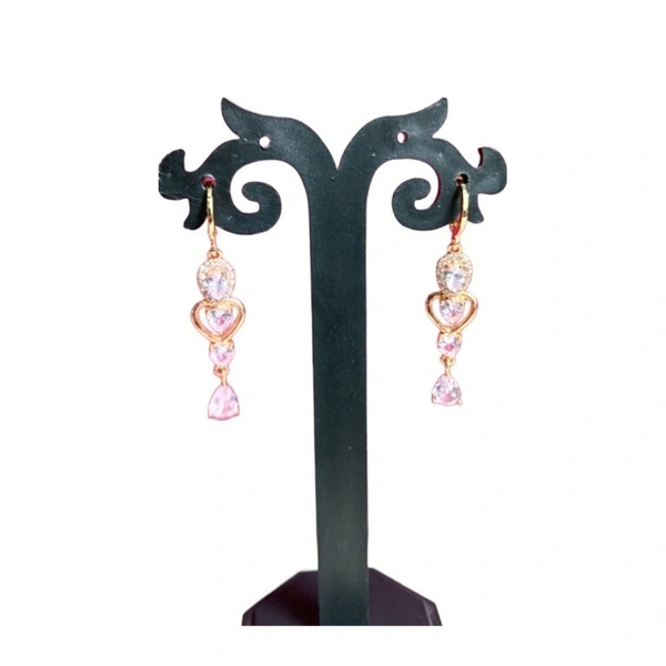 Elegance Micro Rose Gold AD Earrings