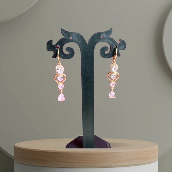 Elegance Micro Rose Gold AD Earrings