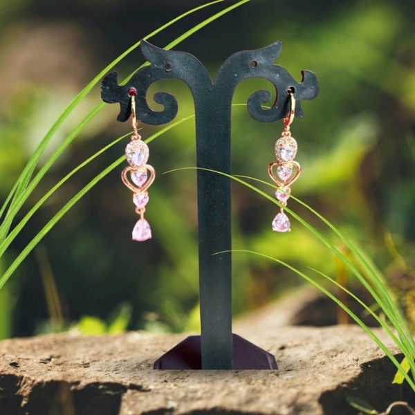 Elegance Micro Rose Gold AD Earrings